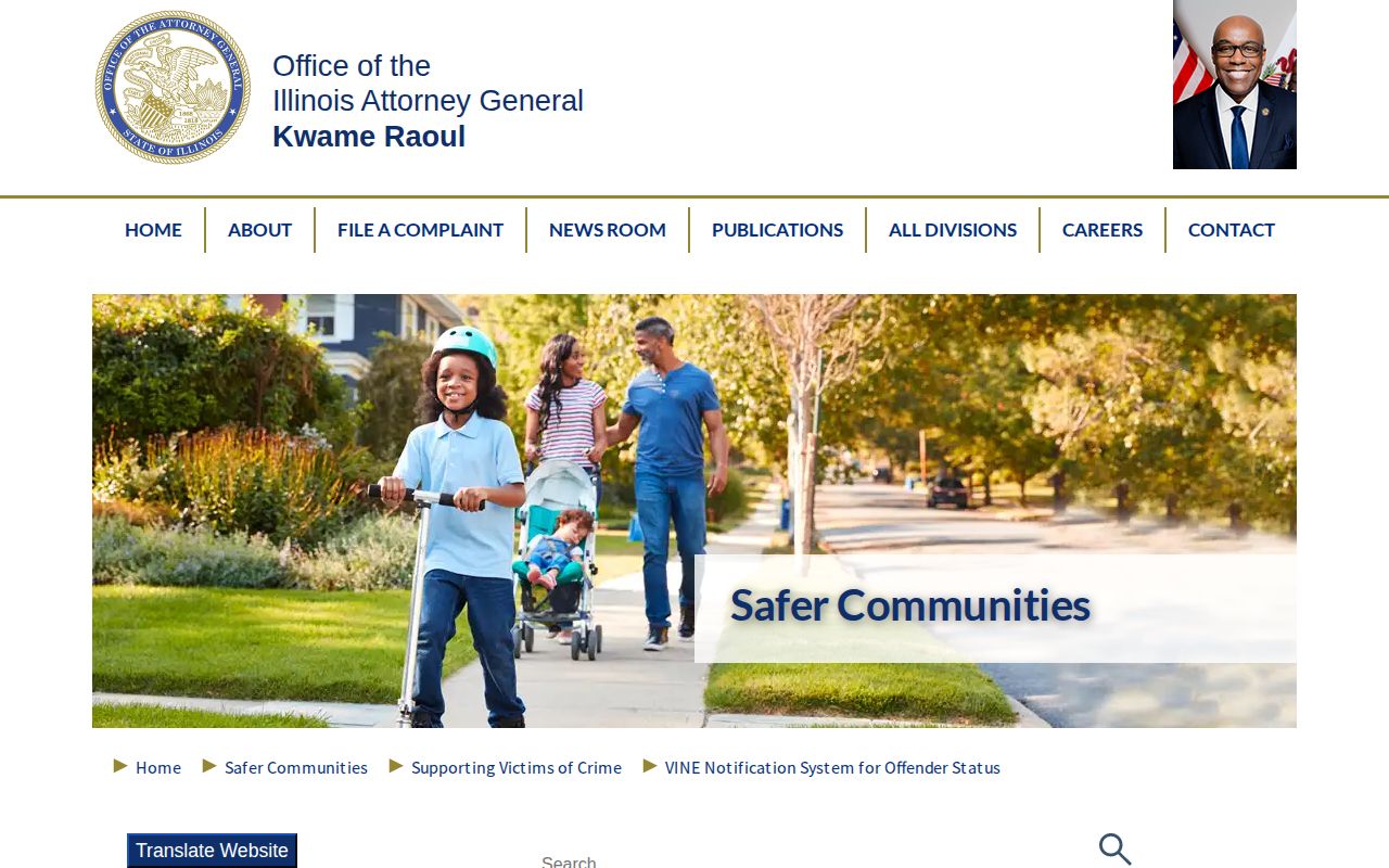 Illinois Attorney General victim notification guidance
